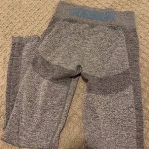 Gymshark flex high waisted seamless leggings Charcoal size Large